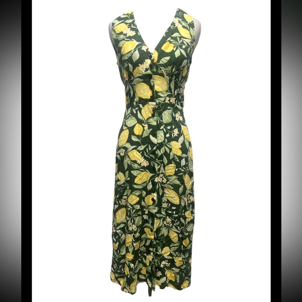 ASOS Nobody’s Child Sandra Floral Sleeveless MIDI Dress